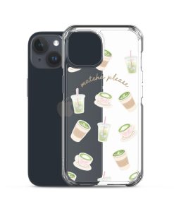 Alternative view of Matcha Please iPhone Case