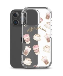 Alternative view of Coffee Please iPhone Case