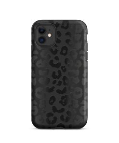 Alternative view of Black Leopard iPhone Case