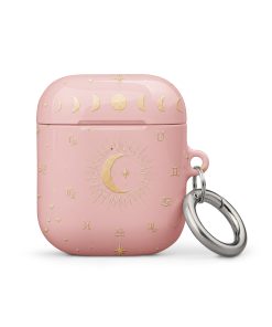 Pink Zodiac Glow AirPods Case
