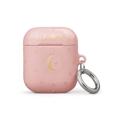 Pink Zodiac Glow AirPods Case