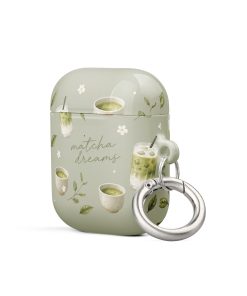 Alternative view of Matcha Dreams Silicone AirPods Case