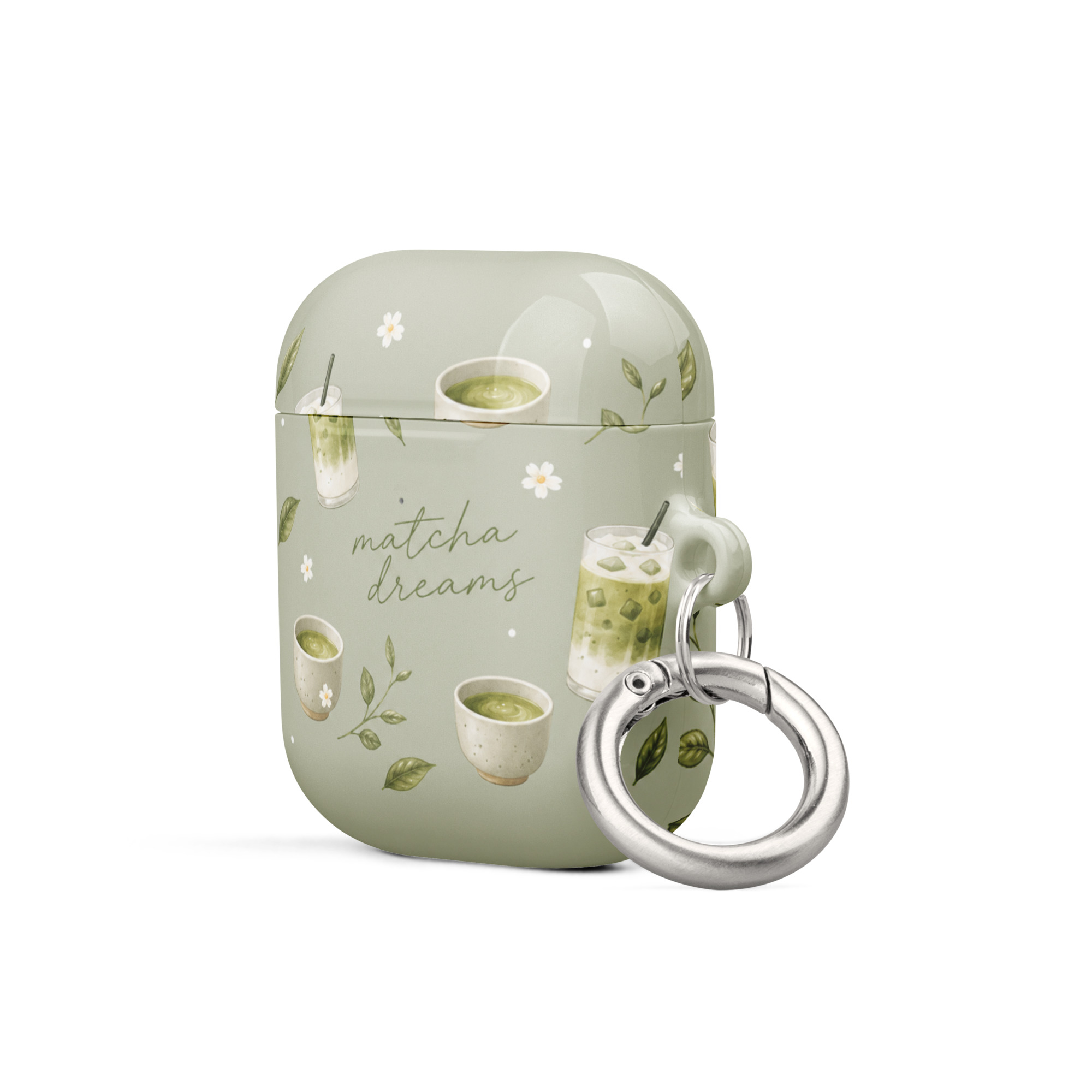 Matcha Dreams Silicone AirPods Case - Image 2