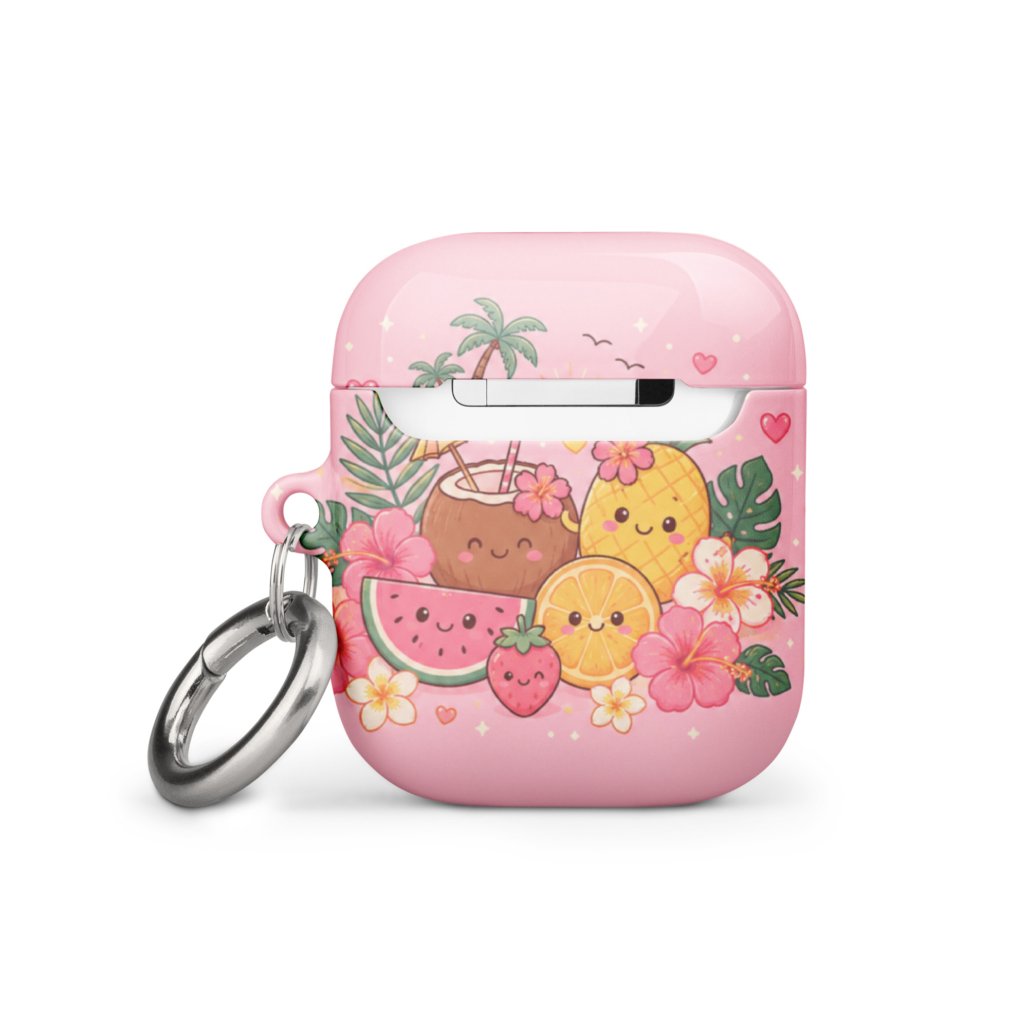 Sorbet Summer Island Silicone AirPods Case - Image 7