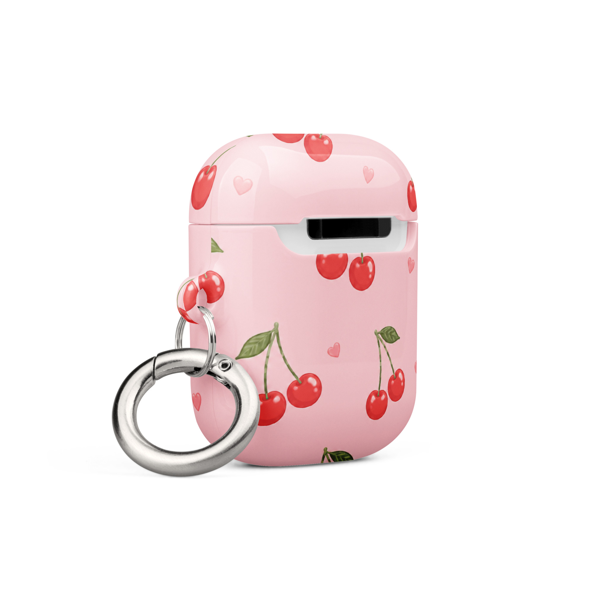 Sweet Cherry Pop Silicone AirPods Case - Image 9