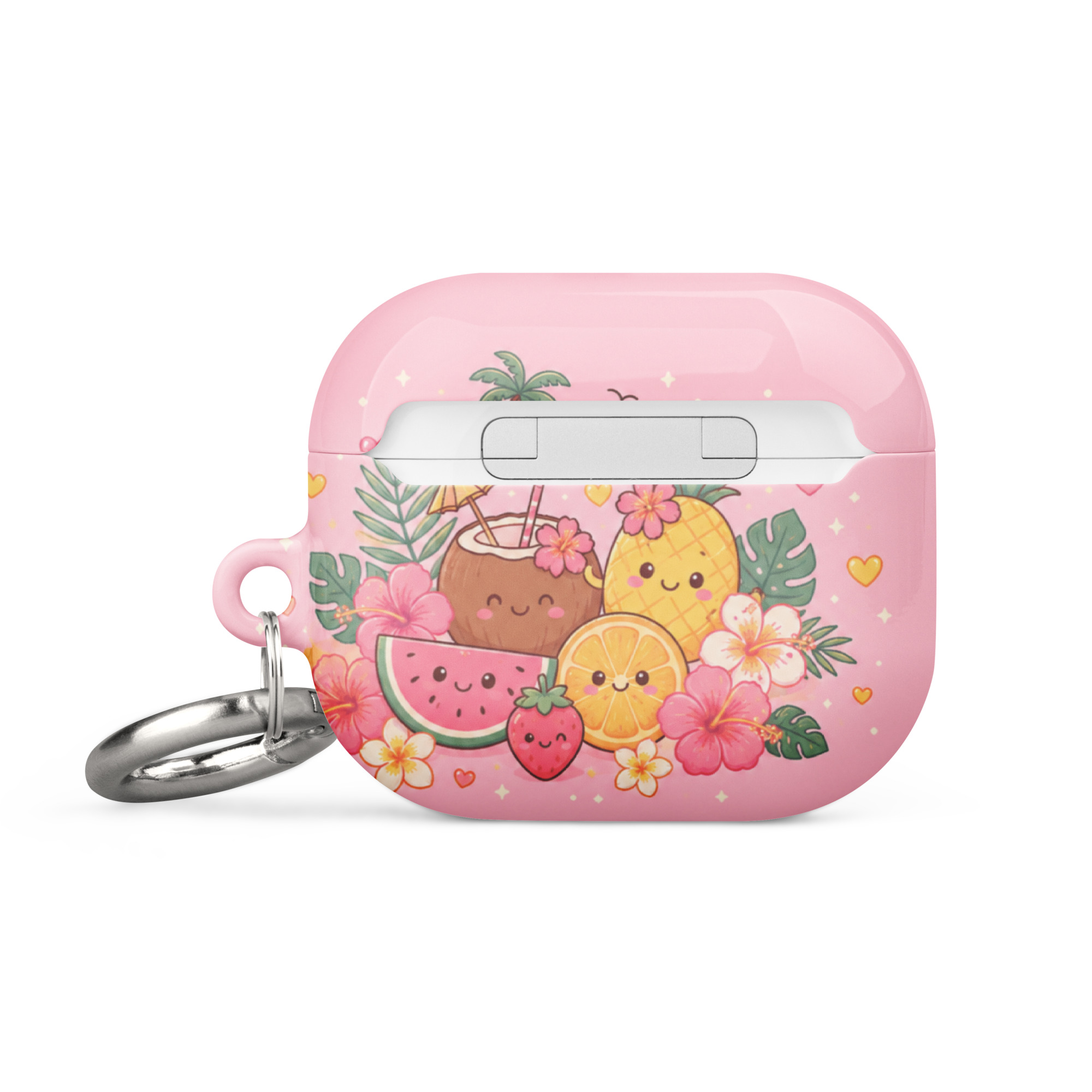 Sorbet Summer Island Silicone AirPods Case - Image 11
