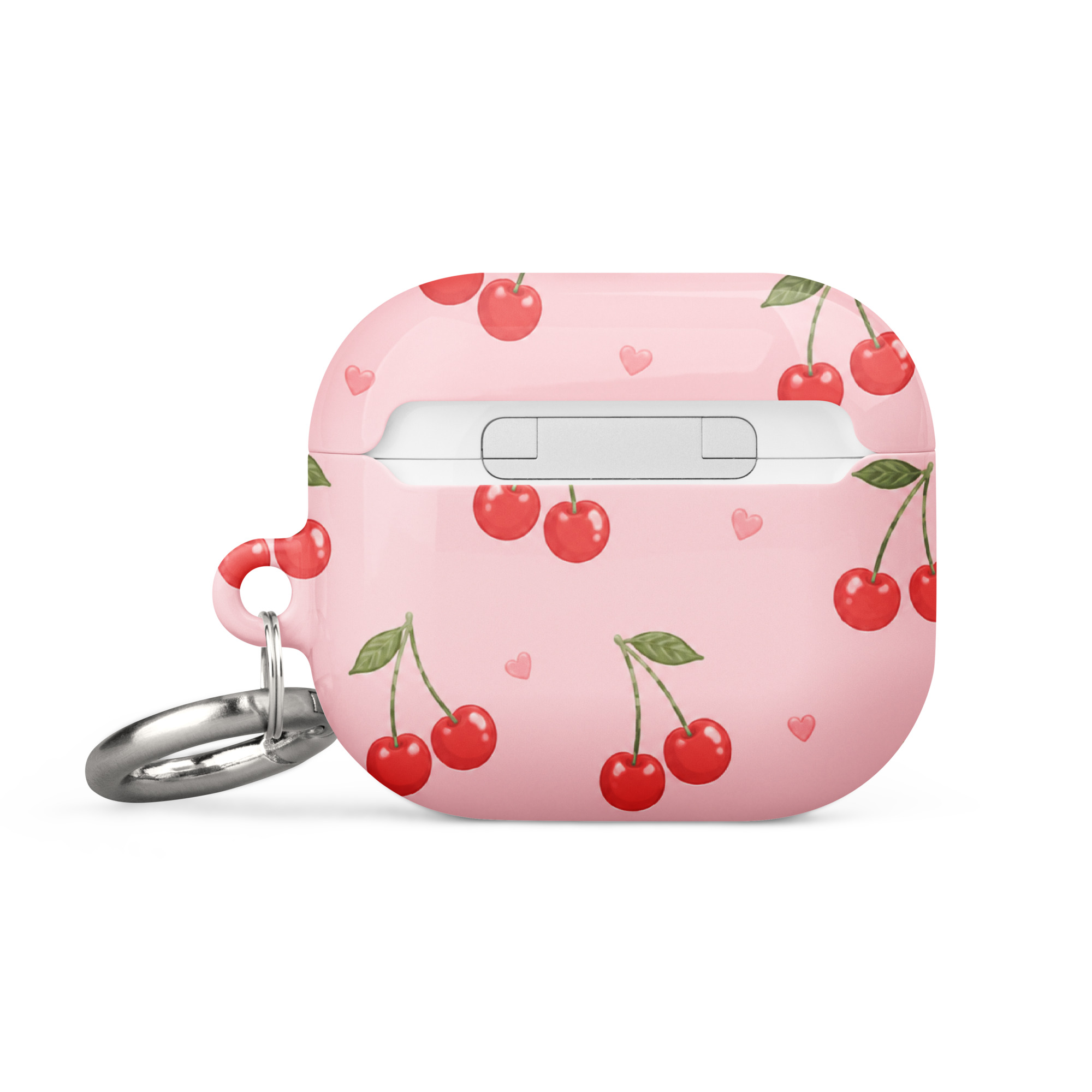Sweet Cherry Pop Silicone AirPods Case - Image 11