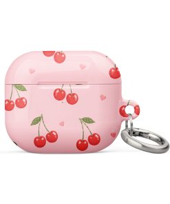 Sweet Cherry Pop Silicone AirPods Case