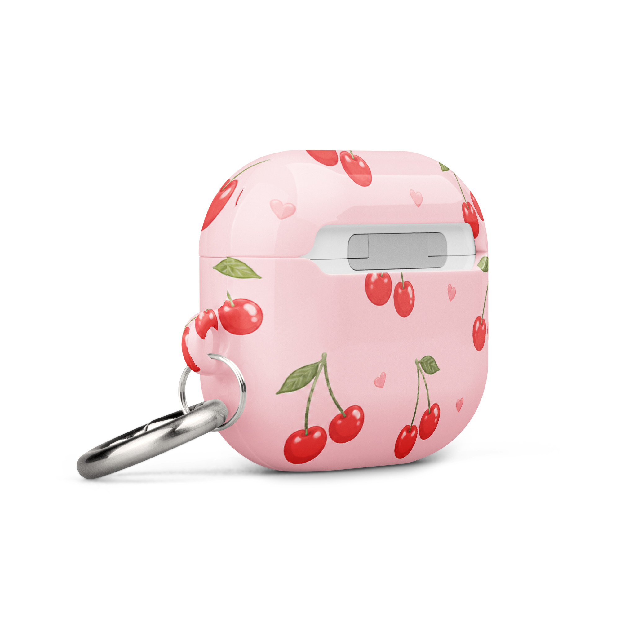 Sweet Cherry Pop Silicone AirPods Case - Image 12