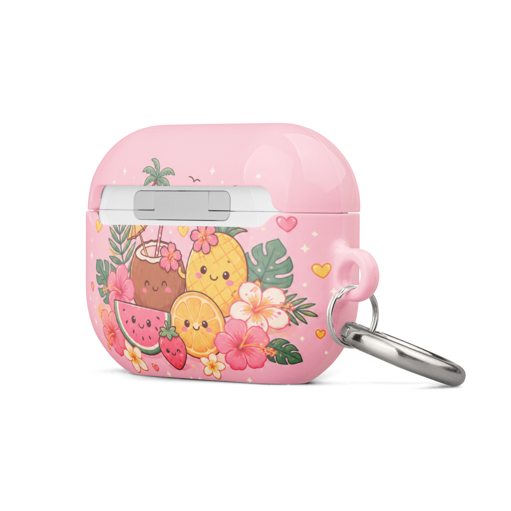 Sorbet Summer Island Silicone AirPods Case - Image 21