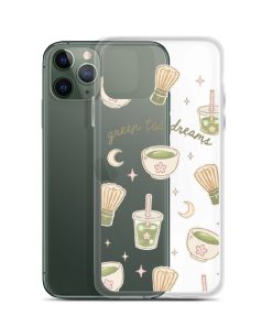 Alternative view of Green Tea Dreams Clear Case for iPhone