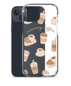 Alternative view of Morning Coffee Clear Case for iPhone
