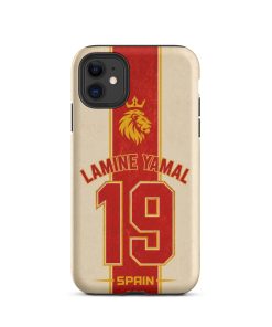 Alternative view of Lamine Yamal 19 Retro Spain iPhone Case
