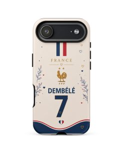 France Dembélé 7 Floral Fan iPhone Case