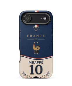 France Mbappé 10 Navy Fan iPhone Case
