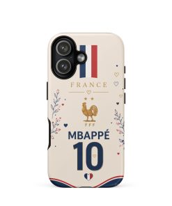 France Mbappé 10 Floral Fan iPhone Case