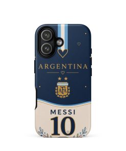 Argentina Messi 10 Navy Fan iPhone Case